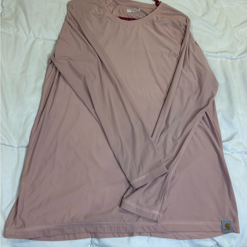 Carhartt Men's Pink Long Sleeve Shirt